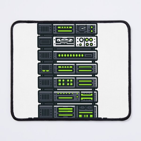 Item preview, Minimalist Home Lab Server Rack Data Hoarder designed and sold by dragonwolfpack.