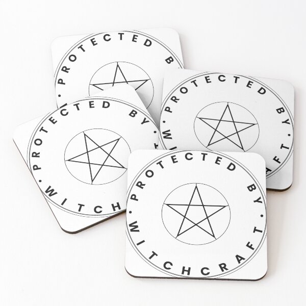 Item preview, Protected by Witchcraft Seal – Distressed Pentacle Protection Sigil Wicca Pagan Occult Design designed and sold by StickerHavenn.