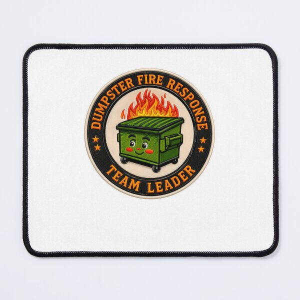 Item preview, Dumpster Fire Response Team Leader Office Humor Manager Coworker designed and sold by RetroMini2026.