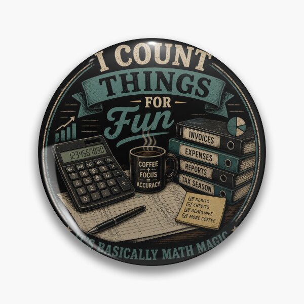 Item preview, I Count Things For Fun designed and sold by RetroPlus.