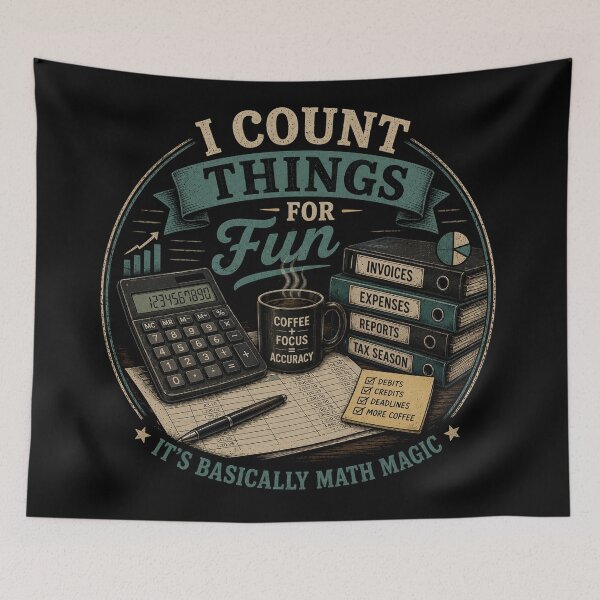 Item preview, I Count Things For Fun designed and sold by RetroPlus.