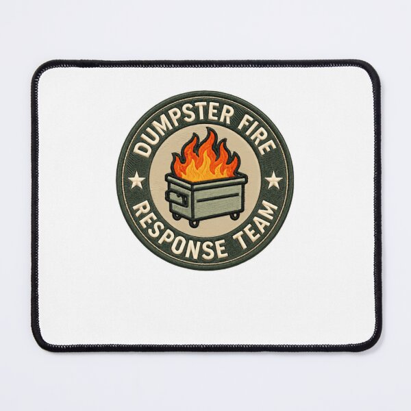 Item preview, Dumpster Fire Response Team Sarcastic Professional Humor designed and sold by RetroMini2026.