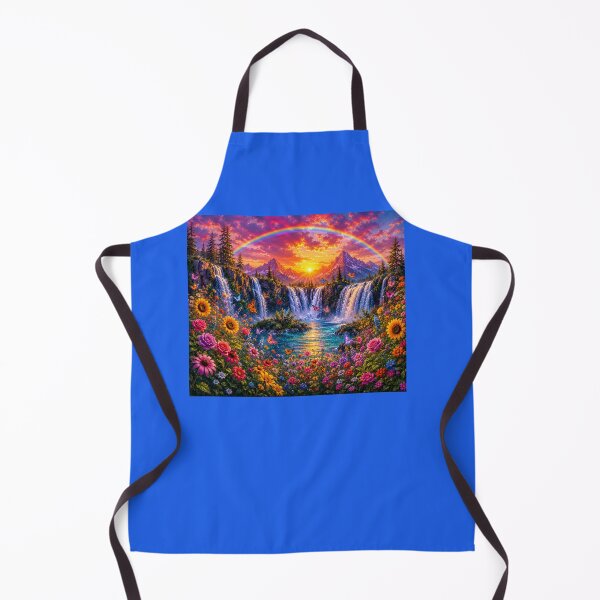 Item preview, Rainbow Waterfalls designed and sold by Groovy Day's Revival Studio.