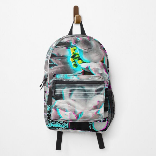 Item preview, Monochrome Glitch Aesthetic Floral Art designed and sold by Apex_Visuals.
