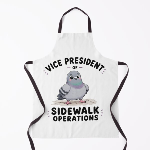 Item preview, Vice President of Sidewalk Operations – Cute Pigeon Funny Bird Design designed and sold by MotylekAnia.