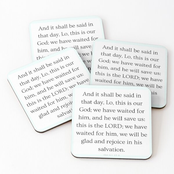 Item preview, Isaiah 25:9c designed and sold by Undonemadenew.