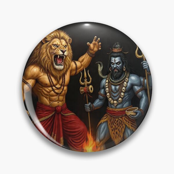 Item preview, Narasimha & Shiva: Fire of Dharma  designed and sold by 303 Visionary Prints .