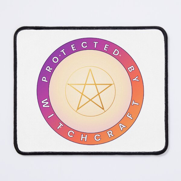 Item preview, Protected by Witchcraft Seal – Distressed Pentacle Protection Sigil Wicca Pagan Occult Design designed and sold by StickerHavenn.