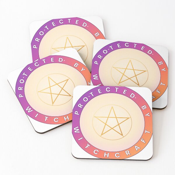 Item preview, Protected by Witchcraft Seal – Distressed Pentacle Protection Sigil Wicca Pagan Occult Design designed and sold by StickerHavenn.