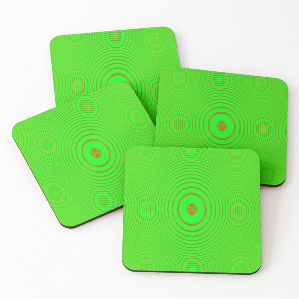 Item preview, Abstract Pattern "A dot on a green background" designed and sold by Gluecknika.