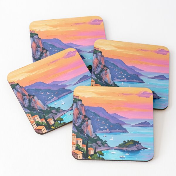 Item preview, Italy coast summer vacation sea view designed and sold by Serce w tej sztuce.