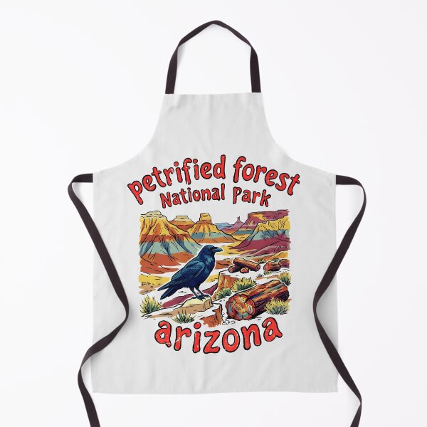 Item preview, Petrified Forest National Park Arizona Cute Raven Landscape designed and sold by HowToCanadian.