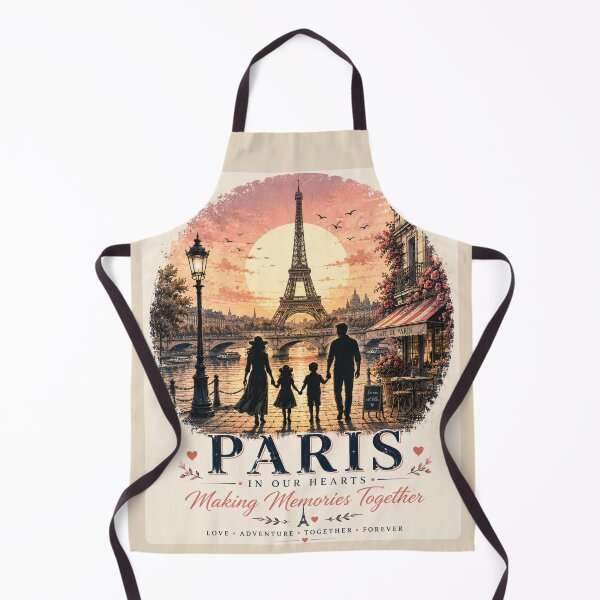 Item preview, Paris Family Memories Together in Our Hearts designed and sold by BagFactoryUK.
