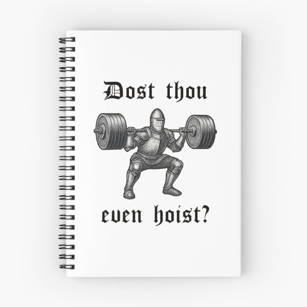 Item preview, Dost Thou Even Hoist? Knight Weightlifter Workout Gym designed and sold by Gbriel3.