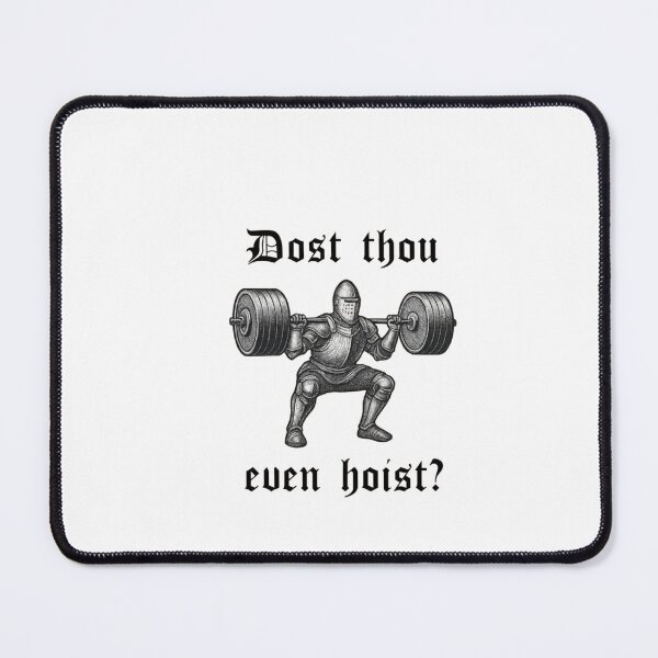 Item preview, Dost Thou Even Hoist? Knight Weightlifter Workout Gym designed and sold by Gbriel3.