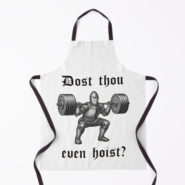 Item preview, Dost Thou Even Hoist? Knight Weightlifter Workout Gym designed and sold by Gbriel3.