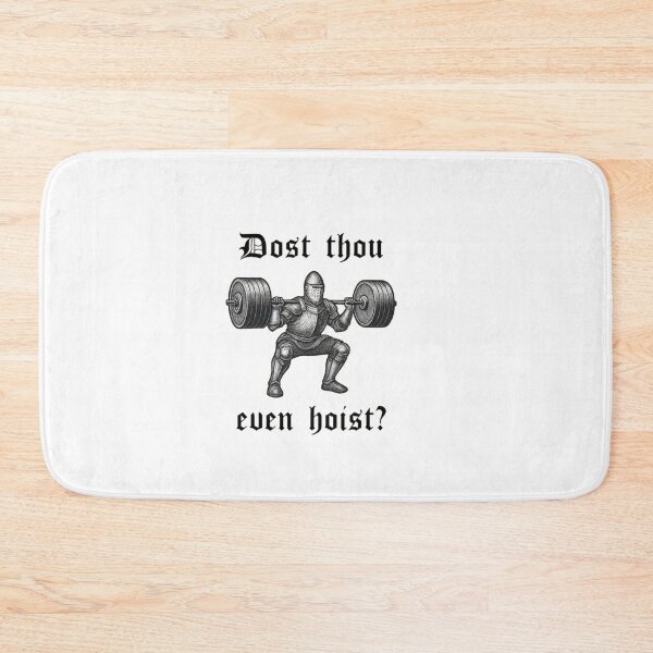 Item preview, Dost Thou Even Hoist? Knight Weightlifter Workout Gym designed and sold by Gbriel3.