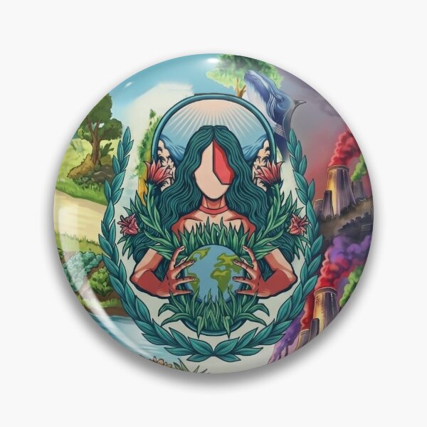 Item preview, Gaia The Earth Purifier Digital Illustration designed and sold by HaruVibe-Studio.