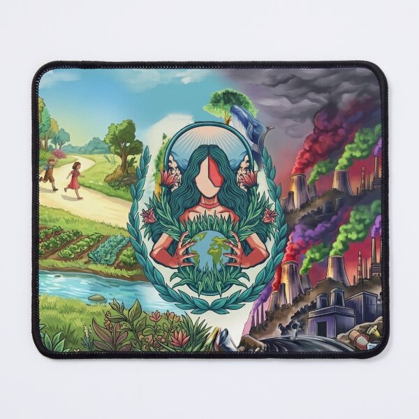 Item preview, Gaia The Earth Purifier Digital Illustration designed and sold by HaruVibe-Studio.