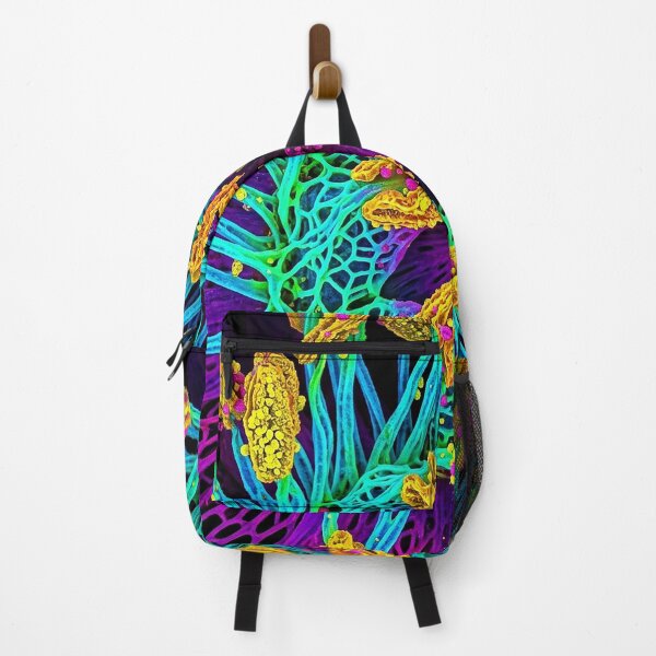 Item preview, Vibrant Neon Microscopic Botanical Art designed and sold by Apex_Visuals.