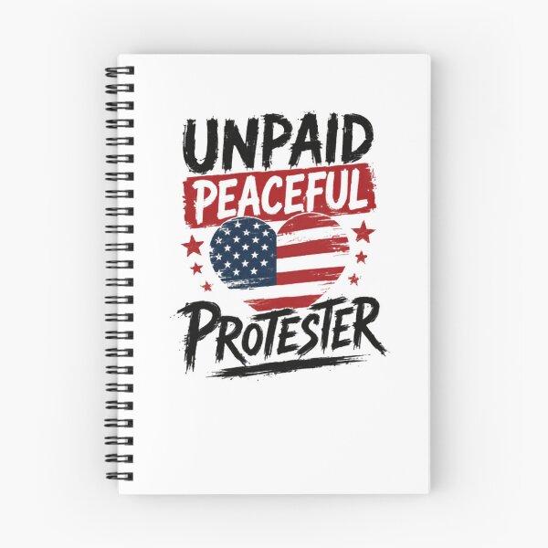Item preview, Unpaid Peaceful Protester American Patriot Activism designed and sold by RetroMini2026.