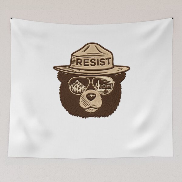 Item preview, Resist Environmental Activist National Parks Conservationist designed and sold by RetroMini2026.