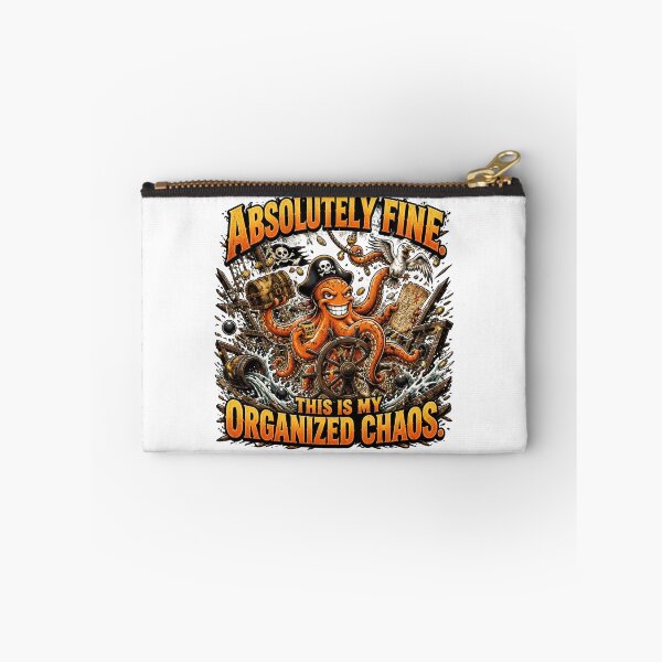 Item preview, Absolutely Fine Funny Octopus Chaos T-Shirt designed and sold by Cavalier-org.