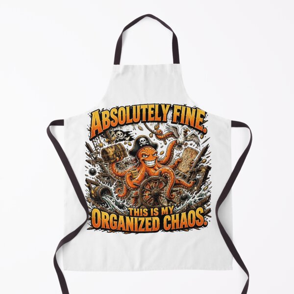 Item preview, Absolutely Fine Funny Octopus Chaos T-Shirt designed and sold by Cavalier-org.