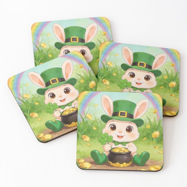 Item preview, St. Patrick's Day Bunny designed and sold by Solace Sparkles.