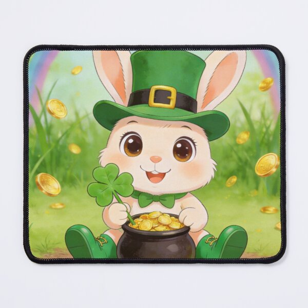 Item preview, St. Patrick's Day Bunny designed and sold by Solace Sparkles.