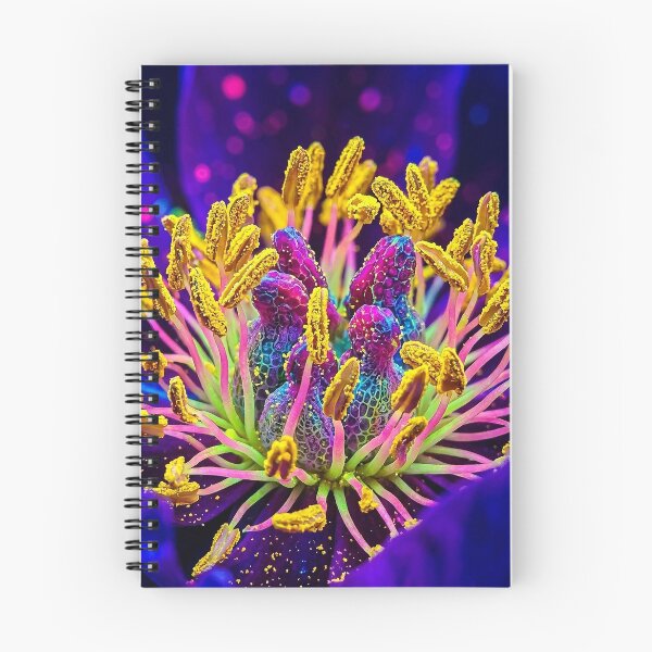 Item preview, Vibrant Neon Macro Botanical Art designed and sold by Apex_Visuals.