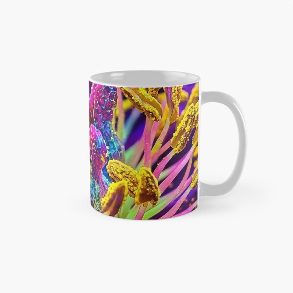 Item preview, Vibrant Neon Macro Botanical Art designed and sold by Apex_Visuals.