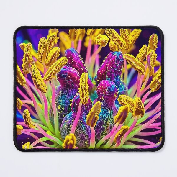 Item preview, Vibrant Neon Macro Botanical Art designed and sold by Apex_Visuals.