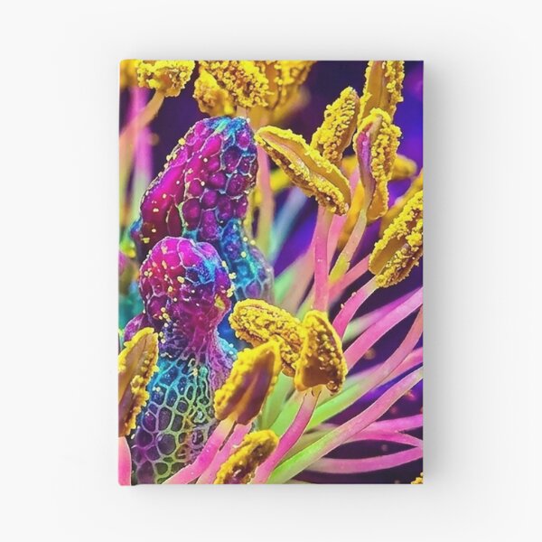 Item preview, Vibrant Neon Macro Botanical Art designed and sold by Apex_Visuals.