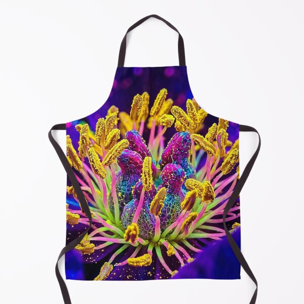 Item preview, Vibrant Neon Macro Botanical Art designed and sold by Apex_Visuals.