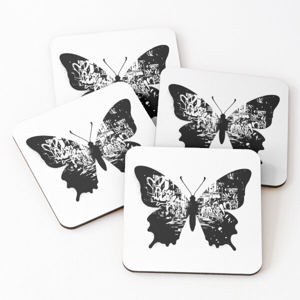 Item preview, Butterfly Grafitti Urban Tattoo designed and sold by Creative-Flo.