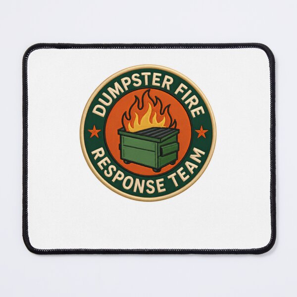 Item preview, Dumpster Fire Response Team Funny Chaos Work Humor Sarcasm designed and sold by RetroMini2026.