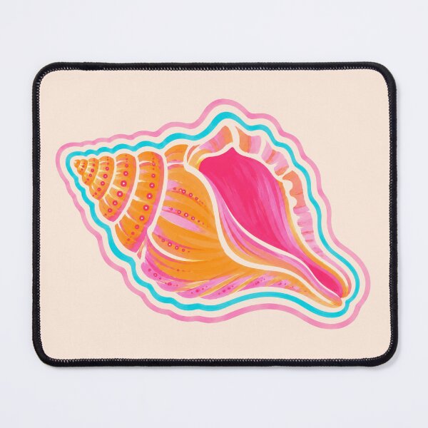 Item preview, Colorful Seashell Illustration | Tropical Coastal Art | Vibrant Ocean Shell Design designed and sold by vitag.
