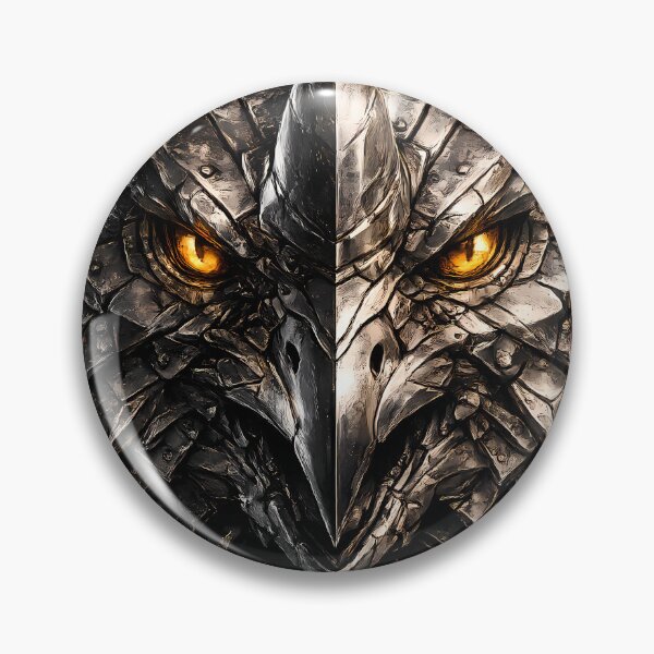 Item preview, Steel Falcon V3 – Industrial Metal Falcon | Steel Beast Mechanical Hunter designed and sold by SteelCoat Studio.