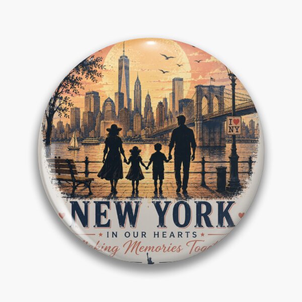 Item preview, New York Family Memories Together In Our Hearts designed and sold by BagFactoryUK.