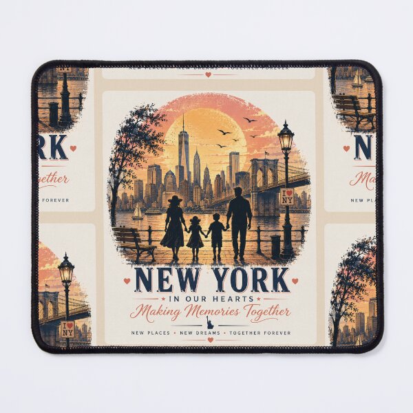 Item preview, New York Family Memories Together In Our Hearts designed and sold by BagFactoryUK.