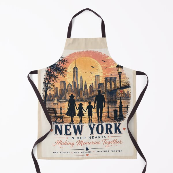 Item preview, New York Family Memories Together In Our Hearts designed and sold by BagFactoryUK.