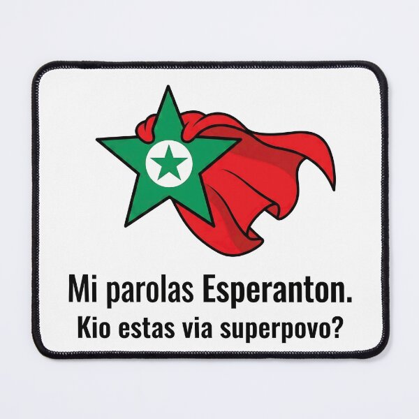 Item preview, Mi Parolas Esperanton Kio Estas Via Superpovo – Funny Esperanto Gift Superpower Quote designed and sold by Sekla-Studio.