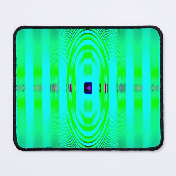 Item preview, Abstract Pattern "A blue stripe on a green background" designed and sold by Gluecknika.