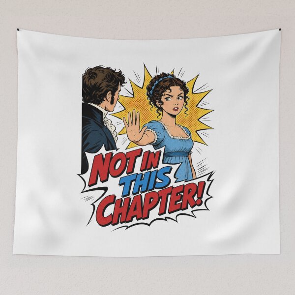 Item preview, Pride and Prejudice Not In This Chapter Comic Pop Art designed and sold by Fenay Designs.