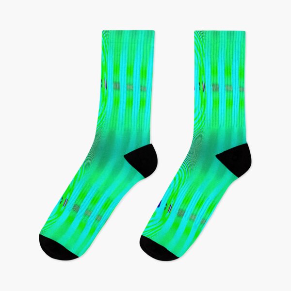 Item preview, Abstract Pattern "A blue stripe on a green background" designed and sold by Gluecknika.