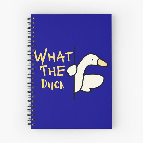 Item preview, What The Duck - Funny Cute Duck Pun Cartoon designed and sold by Tiatooty.