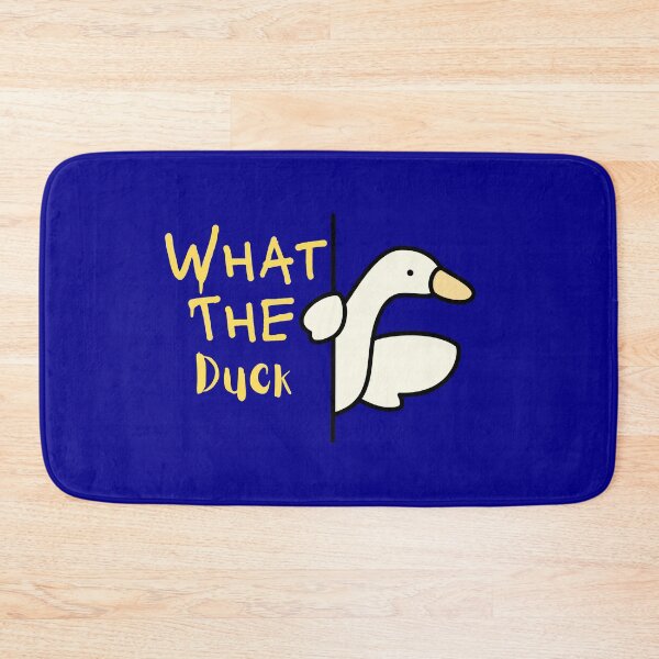 Item preview, What The Duck - Funny Cute Duck Pun Cartoon designed and sold by Tiatooty.
