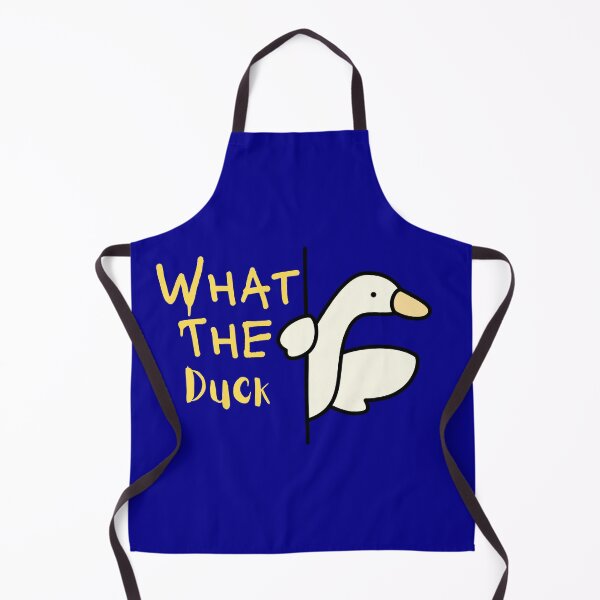 Item preview, What The Duck - Funny Cute Duck Pun Cartoon designed and sold by Tiatooty.