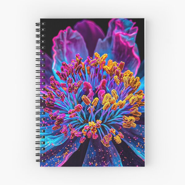 Item preview, Vibrant Neon Macro Botanical Art designed and sold by Apex_Visuals.